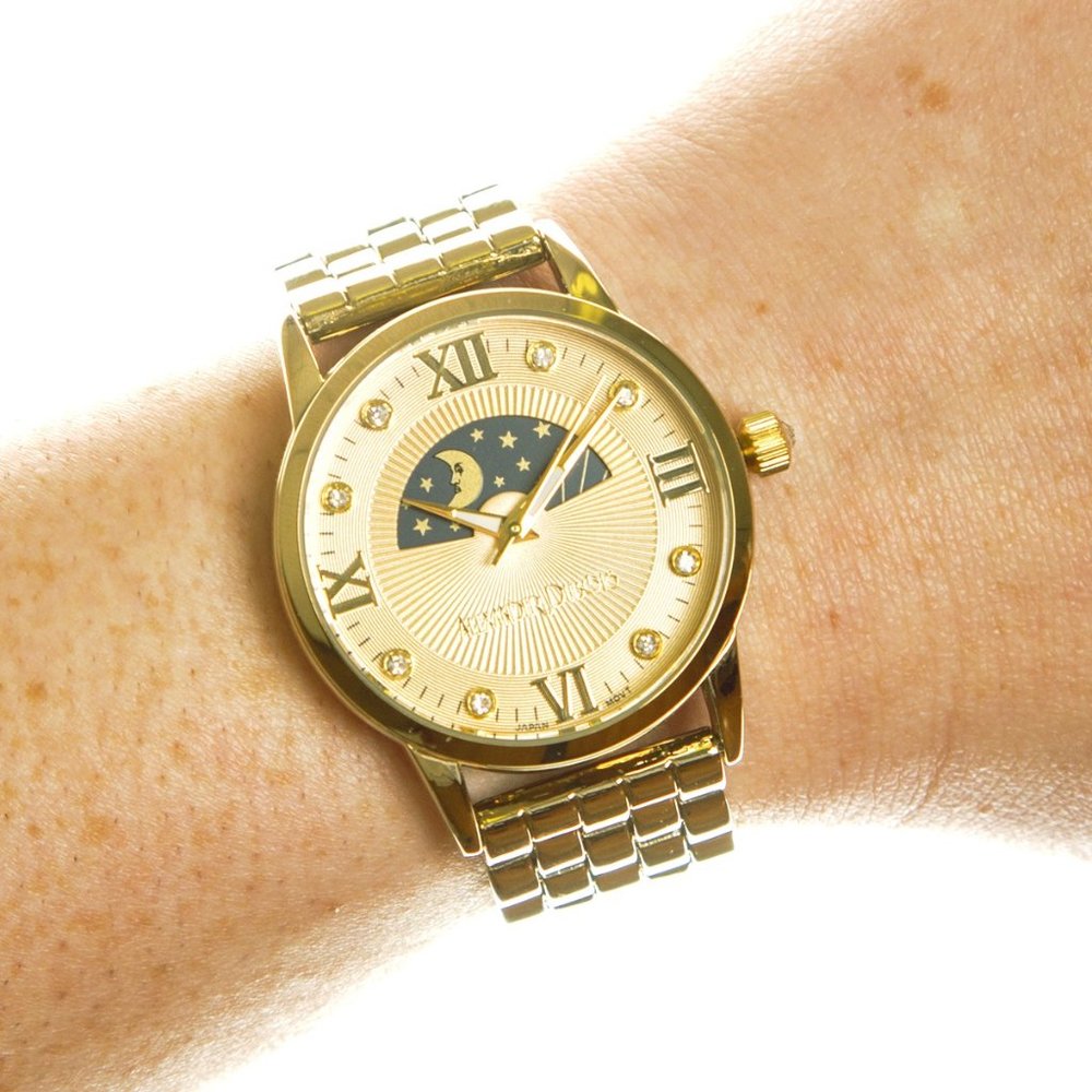 Luxury Moon Phase Dial Watch